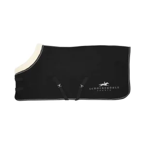 Premium Faux Fur Fleece Rug Black 155