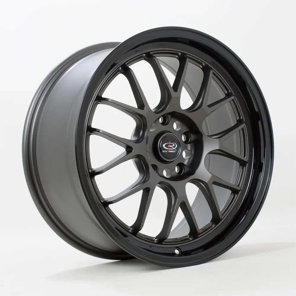 Rota MXR 18x8.5" 5x120 ET45, Gunmetal, Gloss Ebbenhout Lip