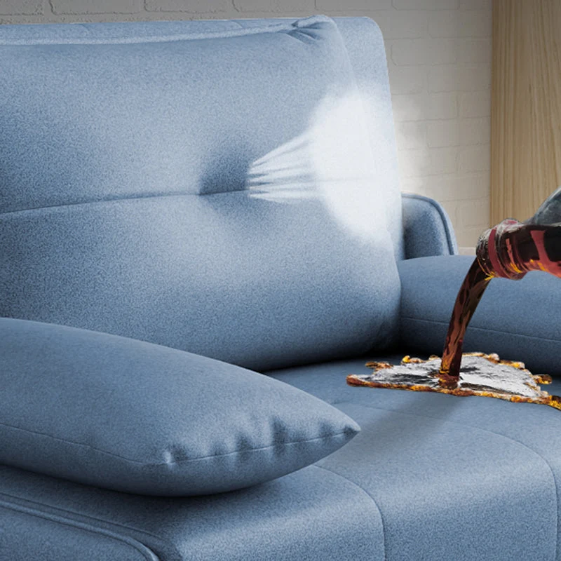 33" Breed Scandinavian Sleeper Sofa Futon Blue Storage Sleeper Sofa 35l