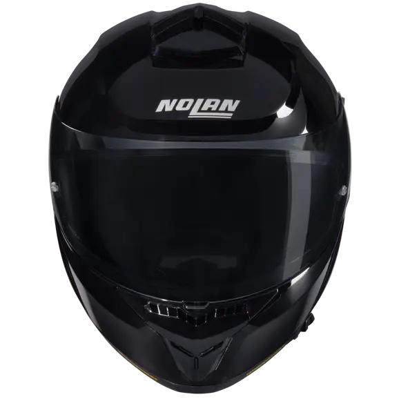 NOLAN N80-8 VERNICIATURA SPECIALE 343 INTEGRALE CASCOS NEGRO PLATA AZUL CLARO met 5 jaar garantie Negro