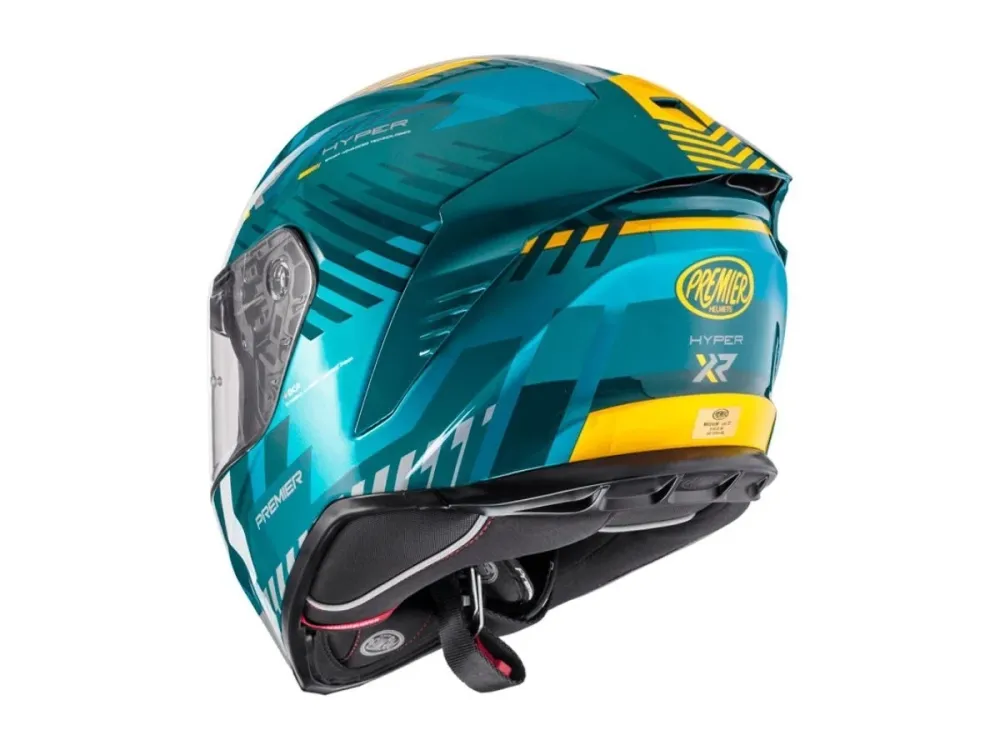 PREMIER HYPER XR 21 CARBONVEZEL MOTO CASCO INTEGRAL DE CARRERAS voor off-road gebruik Xr21