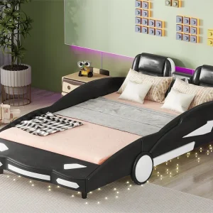 Universele aanhangwagenkogel Autobed - 140 x 200 cm - pu leer - Grijs