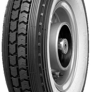 Wielmoeren set Neumático CONTINENTAL LB WW Banda Blanca 3.50-8 M/C 46J TT