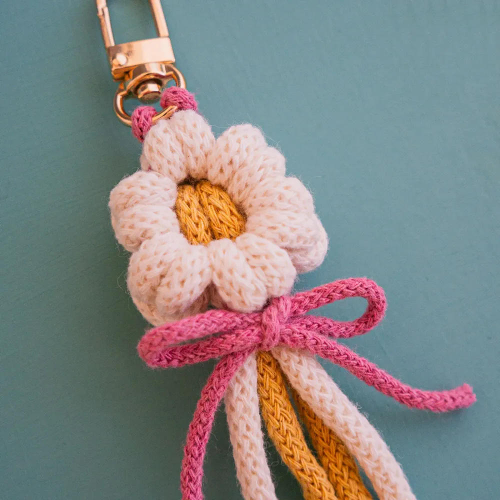 Hoe maak je een Macramé Bloem Sleutelhanger - DIY Kit