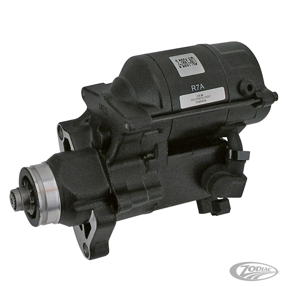 1.4Kw Black Starter BT89-93 w/ Lifetime Harley-Davidson