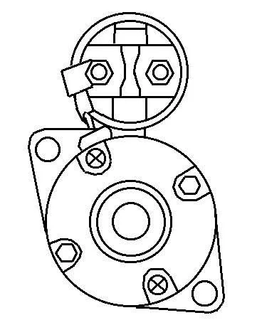 Perkins 102.05, 103.06 & 103.07 Starter Motor