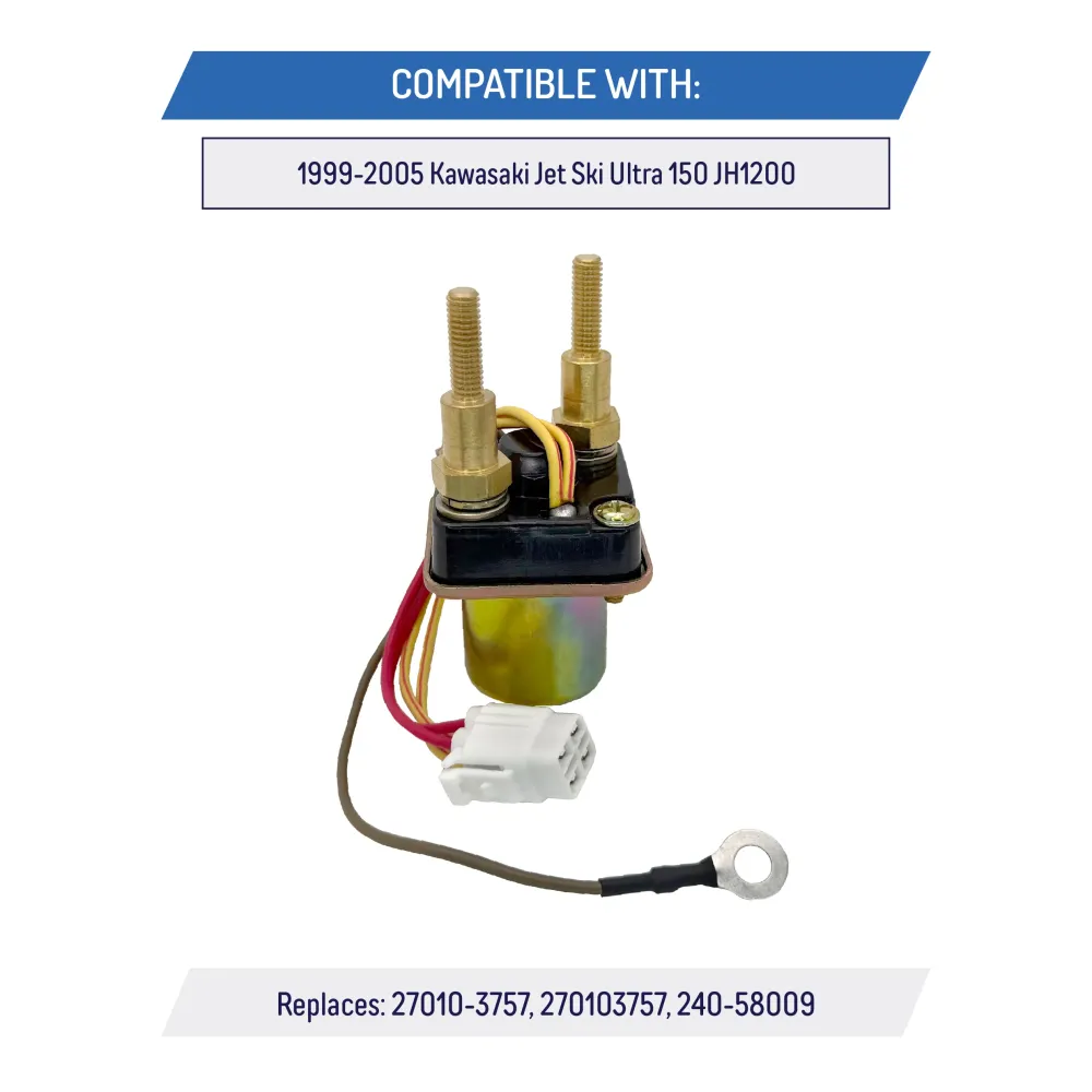 Starter Relay Solenoid Kawasaki Jet Ski Ultra 150 JH1200 - 27010-3757