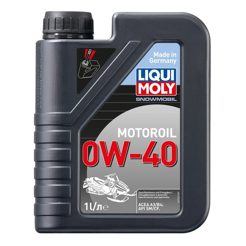 Ontdooispray Bote 1L de aceite Liqui Moly SNOWMOBIL 100% sintético 0W-40