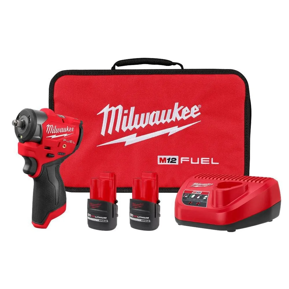 Milwaukee M12 FUEL 3/8 Inch Subcompact Impact Wrench Friction Ring Kit 3049-22