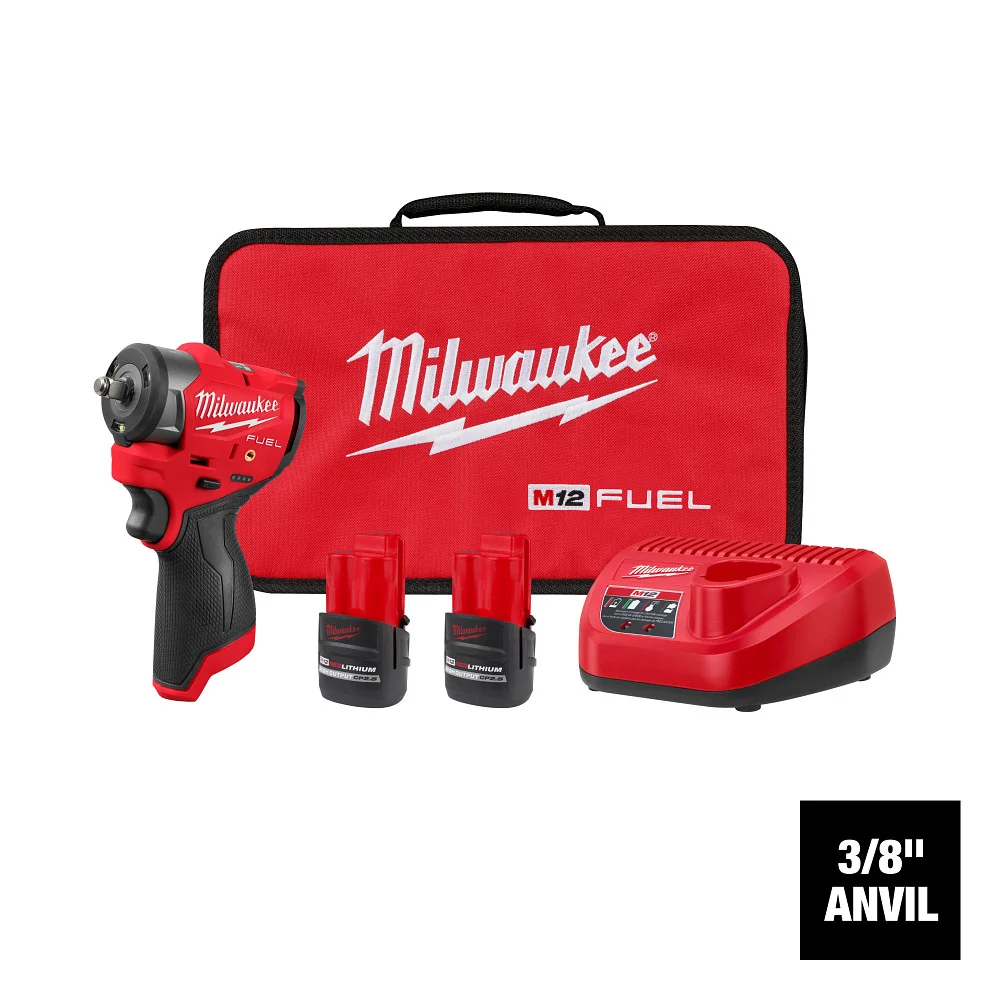 Milwaukee M12 FUEL 3/8 Inch Subcompact Impact Wrench Friction Ring Kit 3049-22