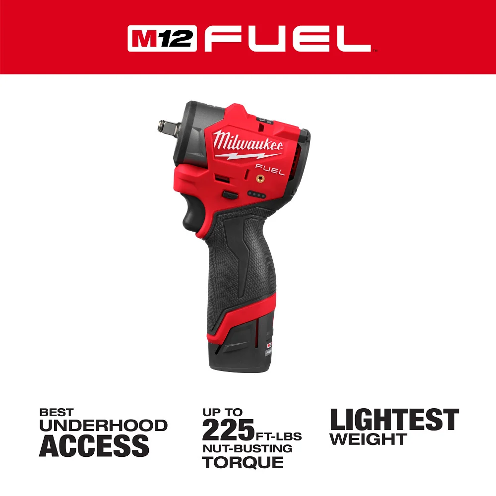 Milwaukee M12 FUEL 3/8 Inch Subcompact Impact Wrench Friction Ring Kit 3049-22