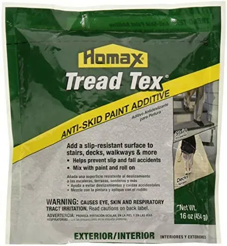Vloeistof-stabiliserende Homax Tread Tex Anti-Skid Paint Additive (16oz)