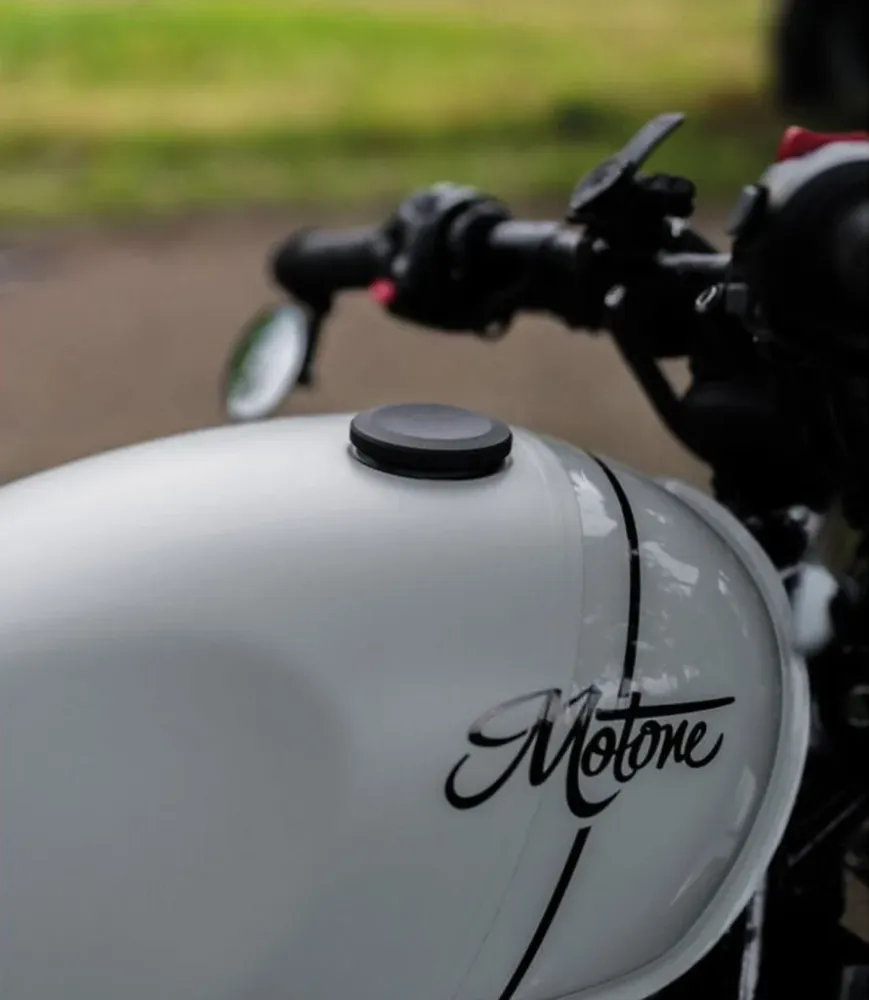 Custom Tank Cap Plate Triumph