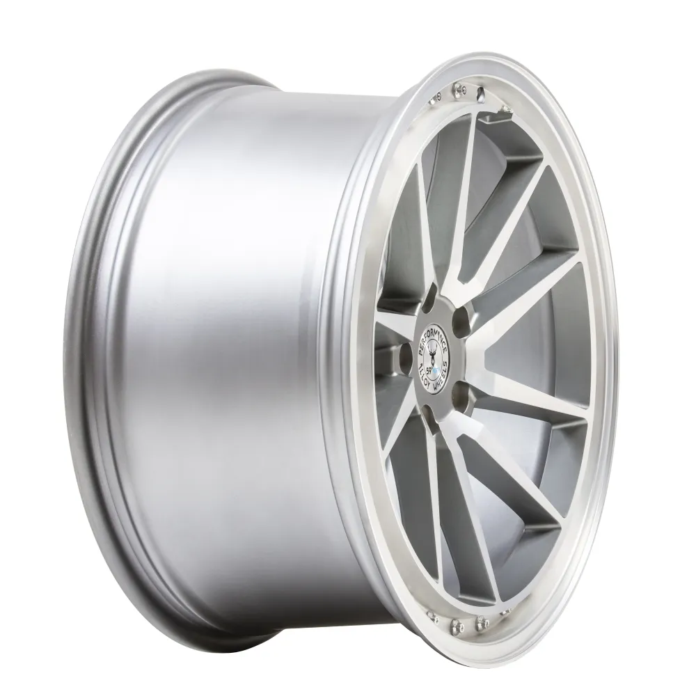59°North S-001 19x9.5" 5x112 ET40, Machined Platinagrijs