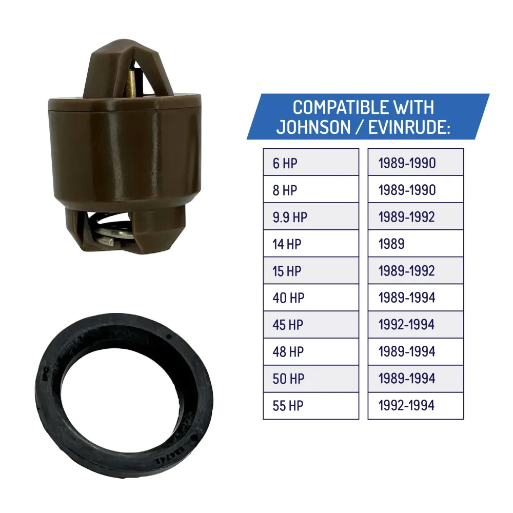 Thermostat and Seat Assembly Johnson Evinrude Outboard - 432759, 433379 voor airconditioning systeem