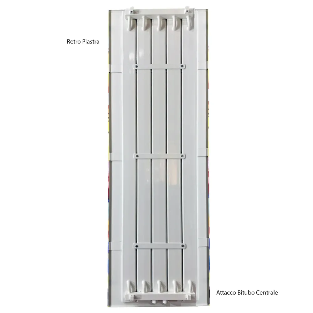 Hydraulic towel warmer 200x51 cm center distance 50 mm Model 'Fury' Termocrea