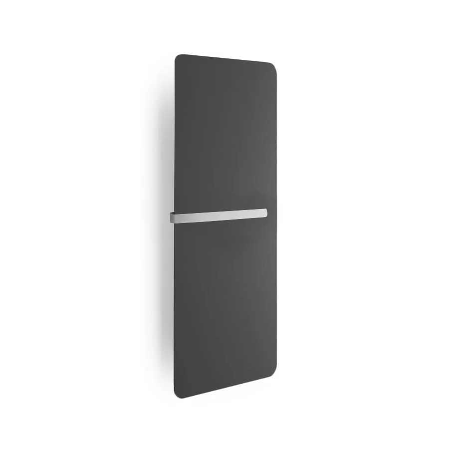 Hydraulic towel warmer 960 Watt wall-mounted carbon staal Caligo collection Lineabeta anthracite color cm 57x179