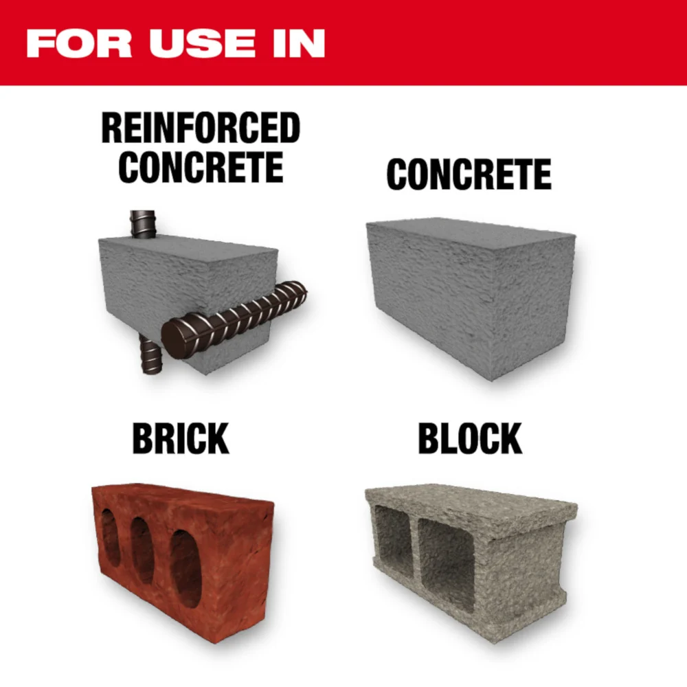 Milwaukee Tools 1" Diam Core-Premium 48-17-3010
