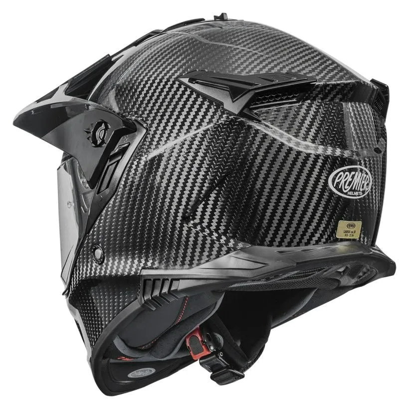 PREMIER DISCOVERY CARBONVEZEL CASCO DE AVENTURA MOTOCICLETA Carbon
