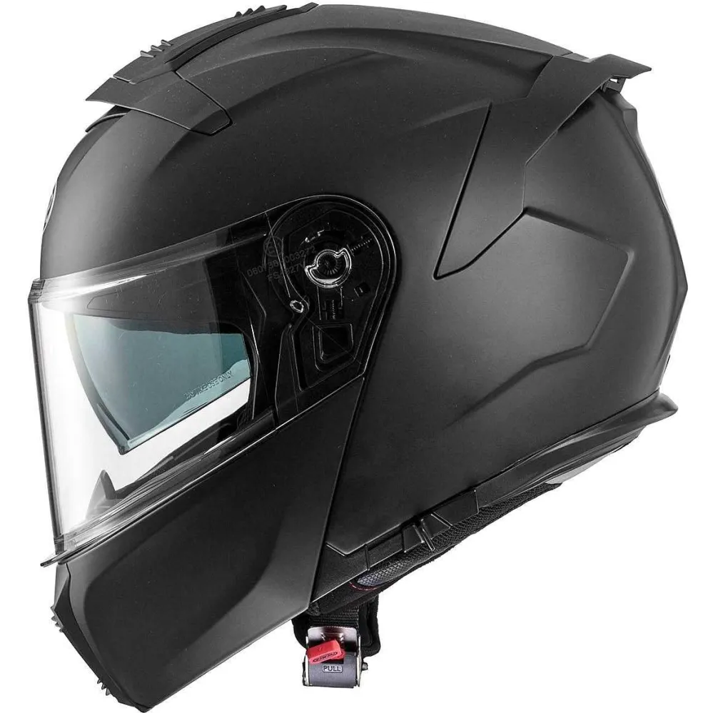 PREMIER LEGACY GT U9BM CASCO MODULEERBAAR DE MOTOCICLETA NEGRO