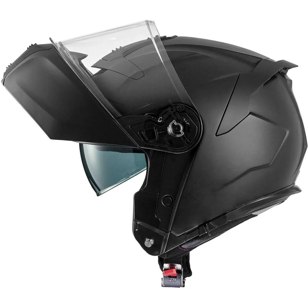 PREMIER LEGACY GT U9BM CASCO MODULEERBAAR DE MOTOCICLETA NEGRO