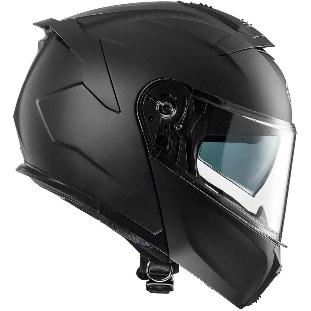 PREMIER LEGACY GT U9BM CASCO MODULEERBAAR DE MOTOCICLETA NEGRO