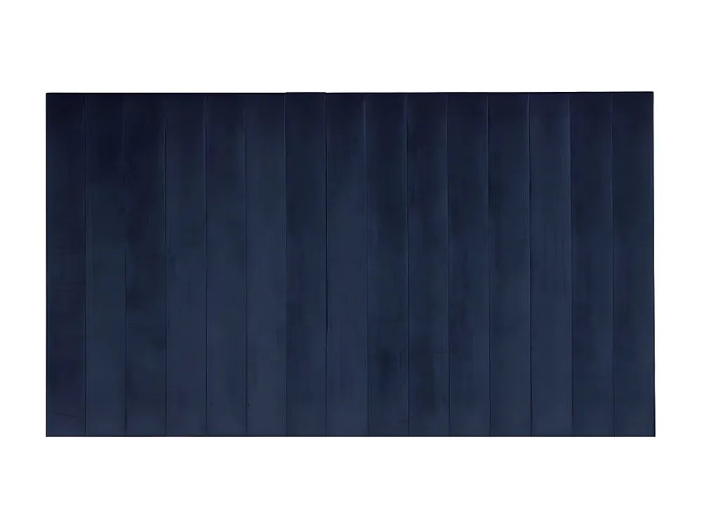 Wandpaneel voor hoofdeinde GONDA - 225 cm - Fluweel - Blauw - Koop nu basisch online