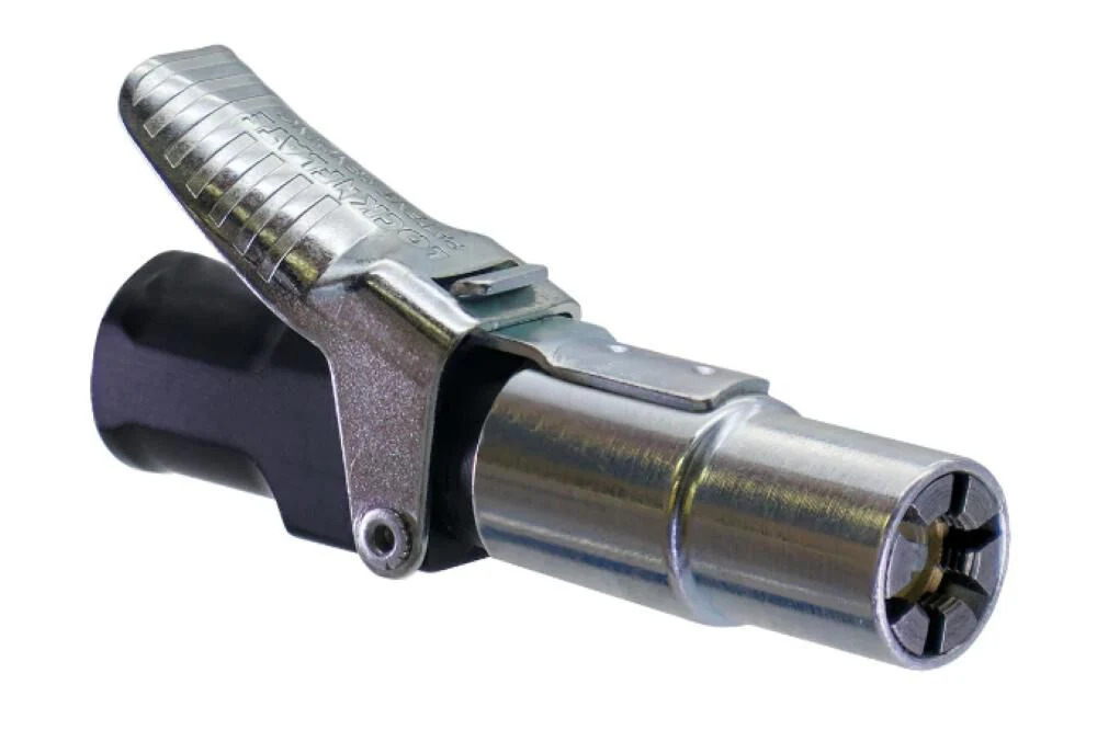 LOCKNLUBE LOCKNFLATE Air Chuck - CLOSED met veiligheidskabel
