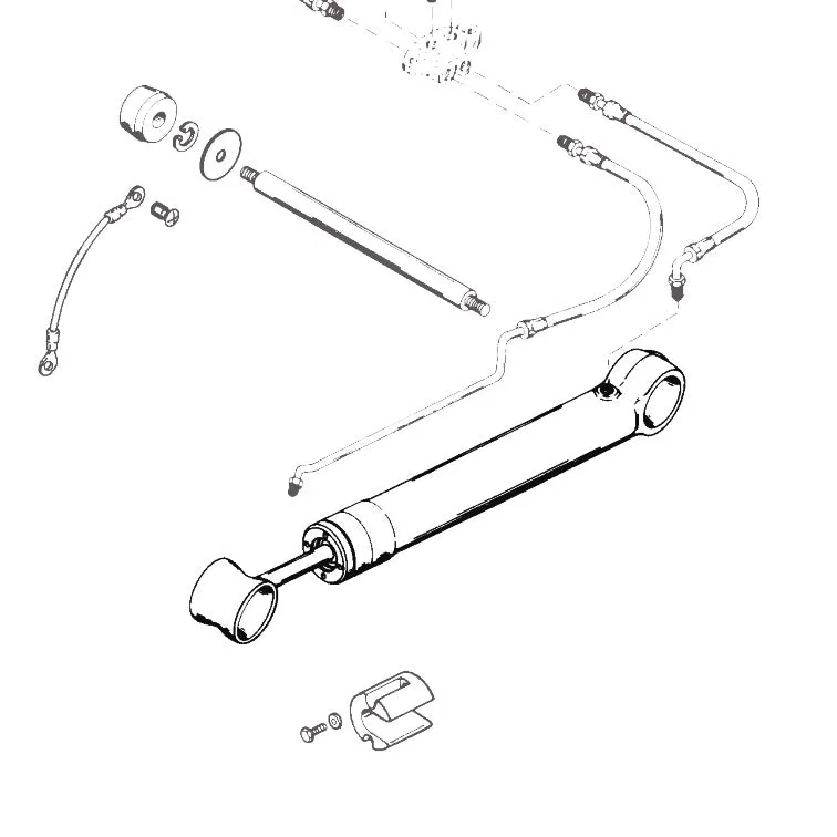 Power Trim, Neigbaar Ram Cylinder STARBOARD Side MerCruiser Bravo - 98704A26, 18-2425