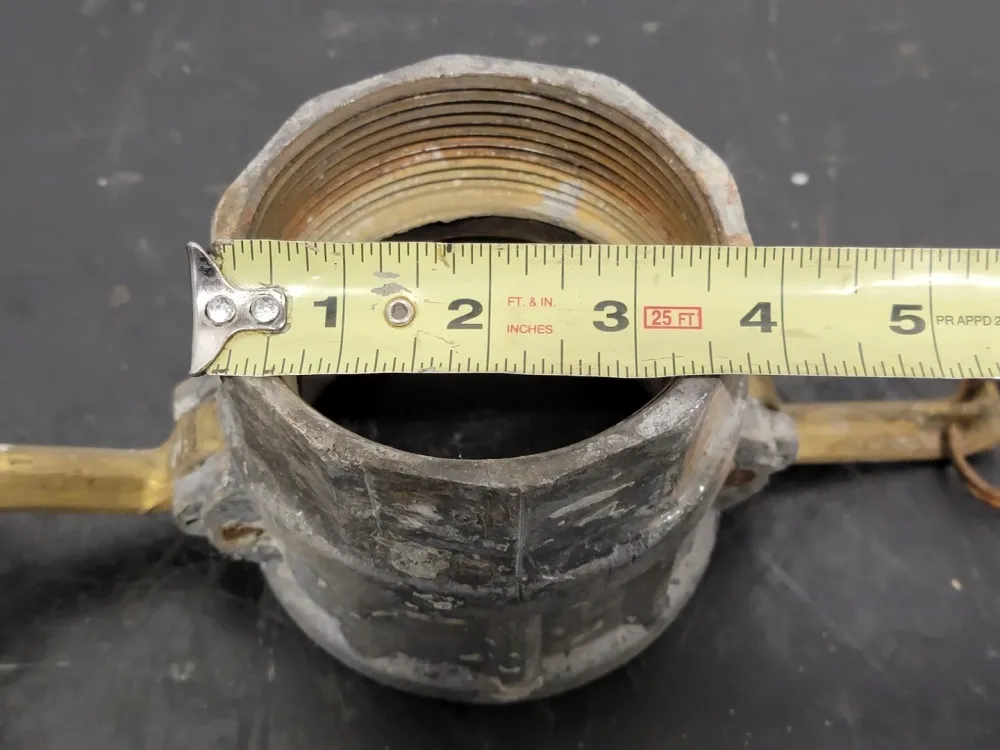3-1/2", Coupling, FPT met stofkap