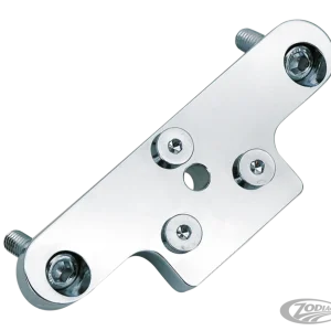 GZP Chrome 3-hole license plate mount bl Harley-Davidson