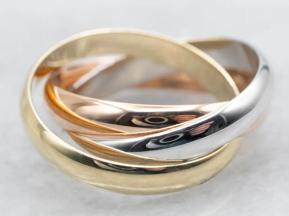 Kogelgewricht Tri Color Interlocking Bands