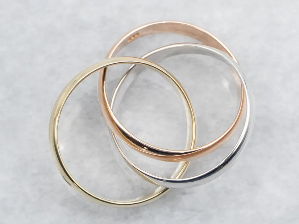 Kogelgewricht Tri Color Interlocking Bands