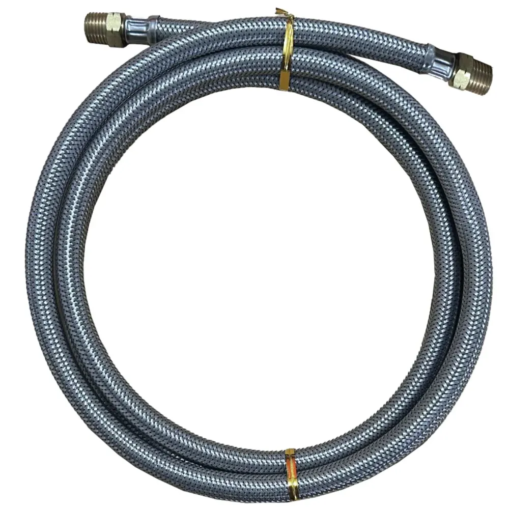 LOCKNLUBE LOCKNFLATE 3' Stainless Staalsoort Braided Air Hose