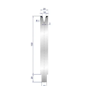 Part No. 3152 @ 300mm 30 Degree Enkel V Die