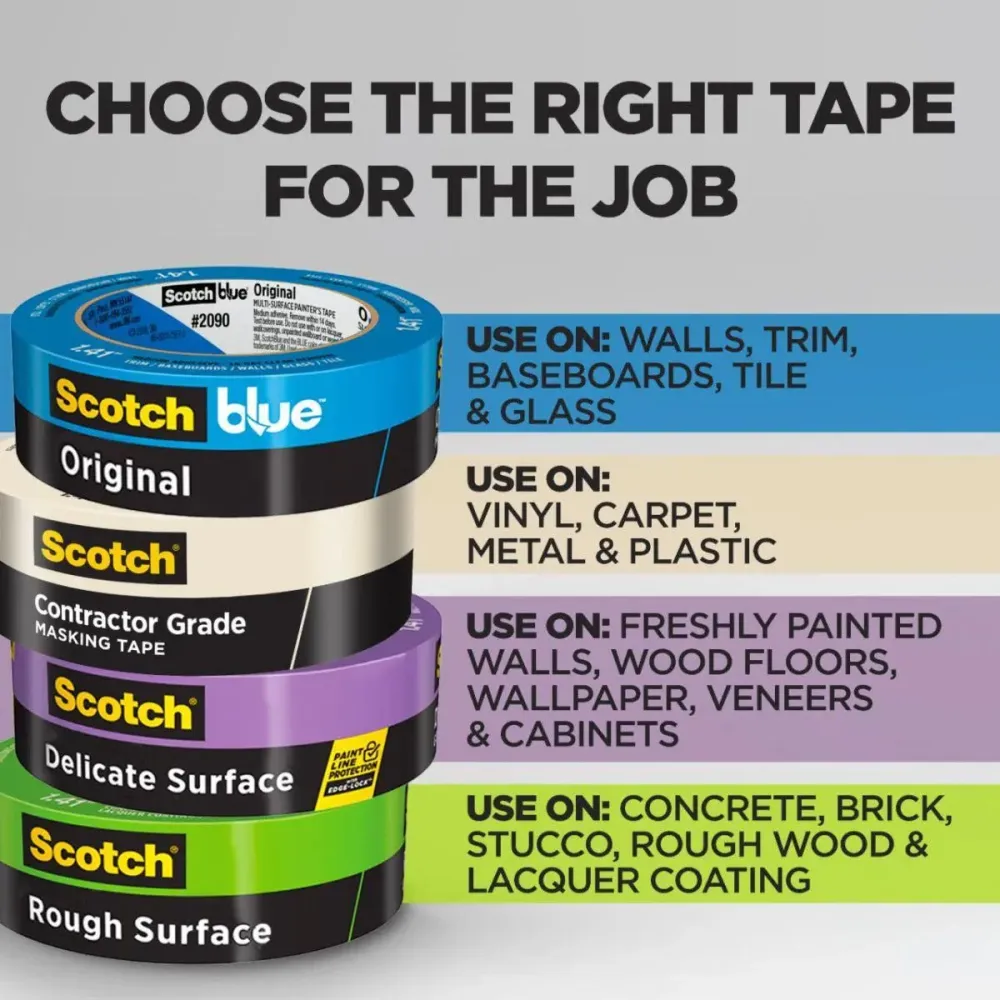 Rubber silentblok 3M - ScotchBlue - Painter's Tape 1