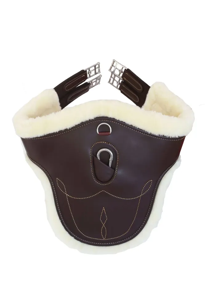 Sheepskin Stud Girth Bruin 53"