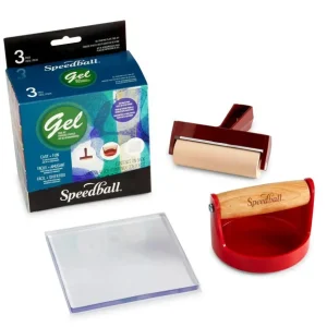Speedball - Gel Printing Kit - 3 pz met TÜV-goedkeuring