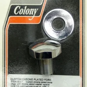 Stabilisatorstang Fork Triple Tree Stem Nut Domed Verchroomd Harley-Davidson