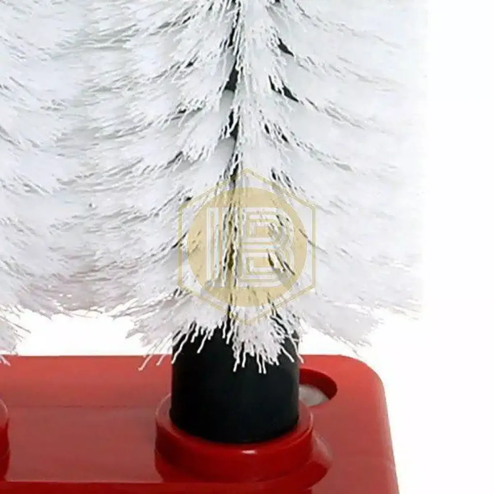 Triple glass cleaning brushes