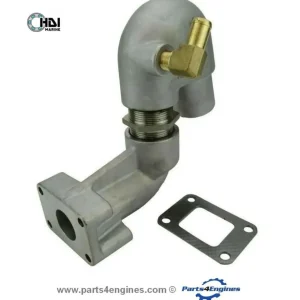 Yanmar 3GM30 Stainless Staalsoort Exhaust Outlet Kit met TÜV-goedkeuring
