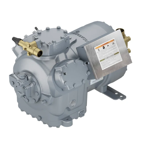 DPF-filter Semi-Hermetic Reciprocating Compressor, 23.9CFM, 208/230Vac, Three Phase