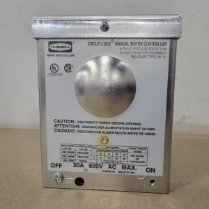 30 Amp, 3 Pole, 600 Volt Motor Disconnect HBL13R89D