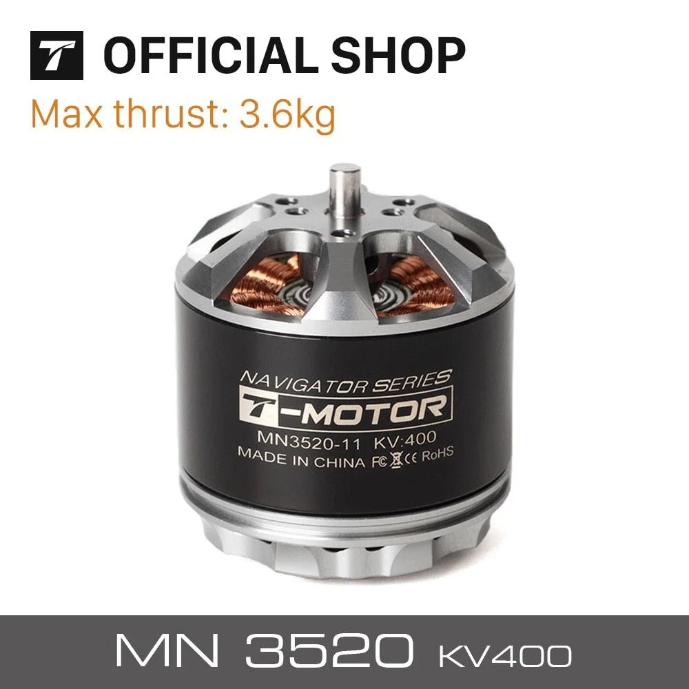OEM Specificatie T-motor MN3520 400KV Outrunner Brushless Motor - 3.6KG Thrust Special Designfor Multicopter UAV RC Drones...