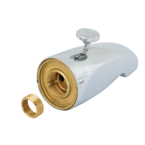EZ-FLO Diverter Spout Face Bushing - Messing Body - Chrome