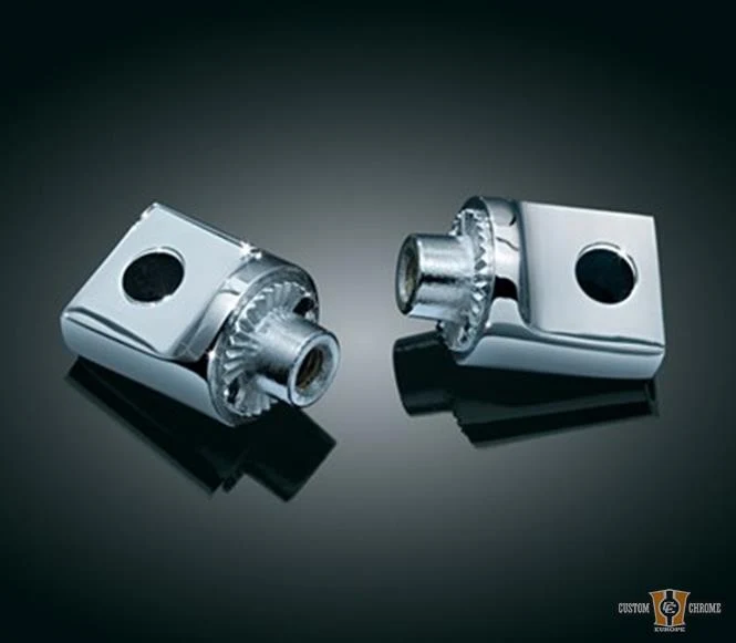 Professionele Kwaliteit Splined Peg Adapters, Chroom Harley-Davidson