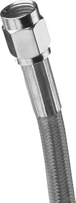 Clear Coated Universal Brake Line Stainless Staal Clear Coated 42" Harley-Davidson