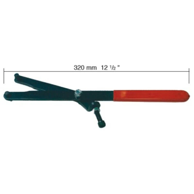 Herramienta multi-compatibel para bloquear volante y poleas con pins 5/9mm. Apertura 50-140