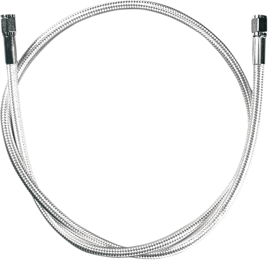 MAGNUM BRAIDED DOT MULTI-COMPATIBEL BRAKE LINES AND FITTINGS CHROMITEII 19"BRAKE LINE