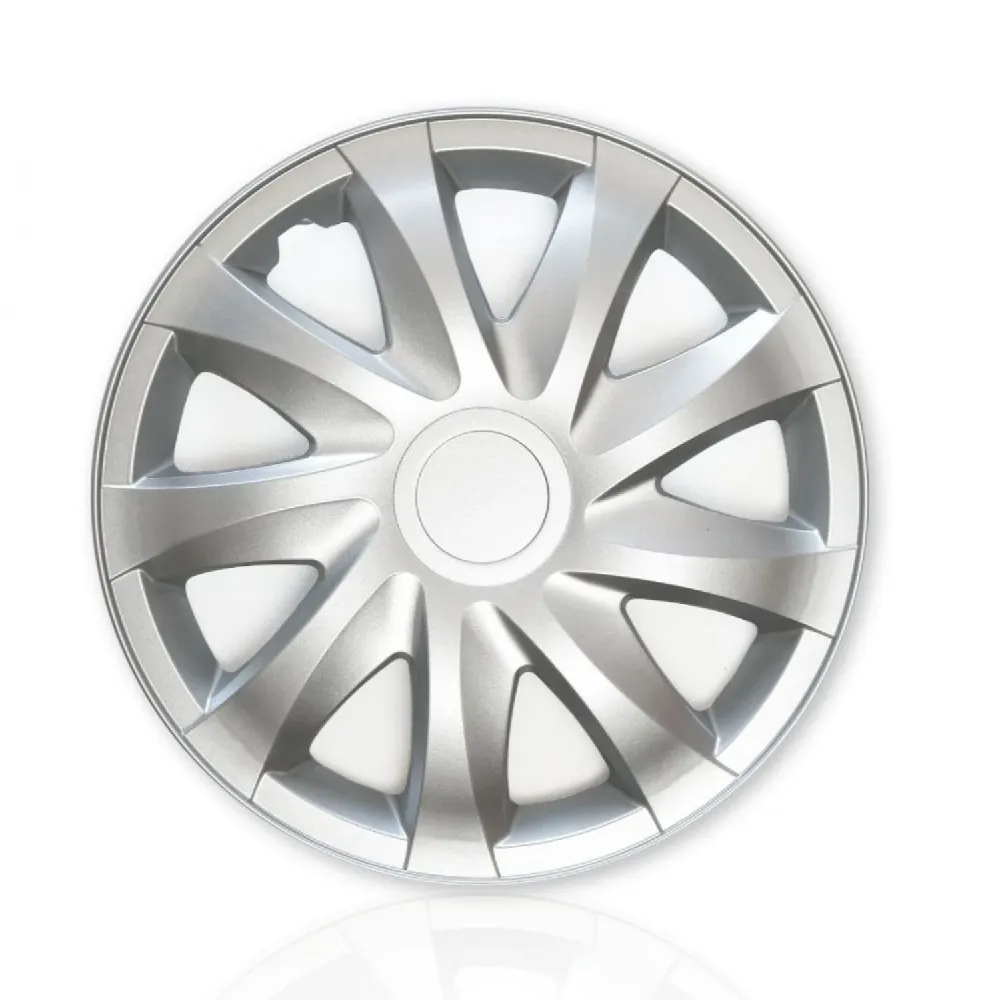 Universal hubcaps 16" Draco staalgrijs press-on 4 pieces